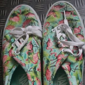 Van's flamingo sneakers